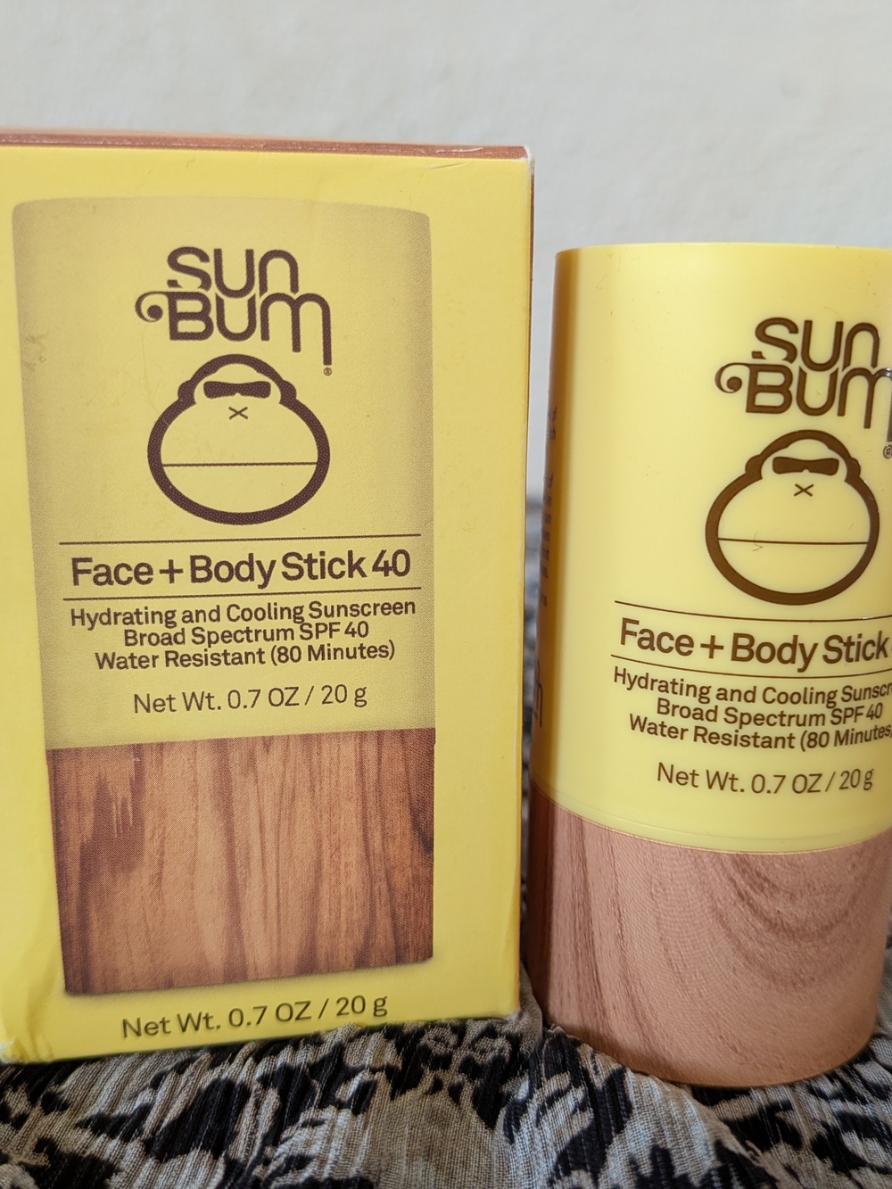 Sun Bum Face + Body Stick SPF 40 NIB .7 Oz 20 G